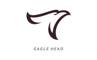 Eagle head logo vector illustration design 6