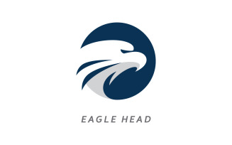 Eagle head logo vector illustration design 8