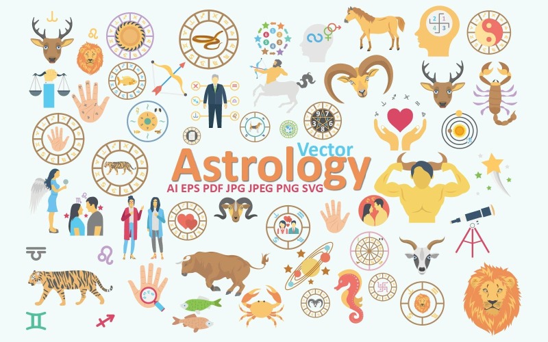Astrology Color: Discover the Power of Colors in Your Zodiac Icon Set