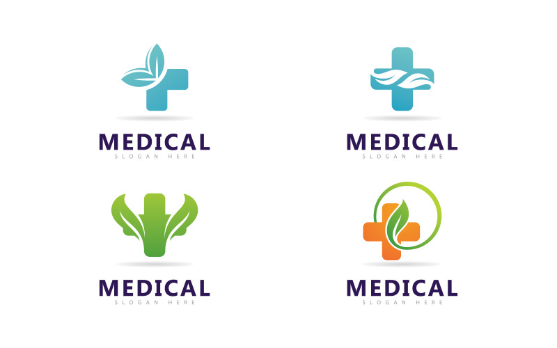 Medical technology Logo Vector Template, Creative Pharmacy Logo vector design 14 Logo Template