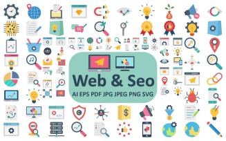 Web and SEO Icons: Optimize Your Digital Presence with Engaging Graphics