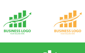 A Business growth logo with chart for your business and company, A Symbol of Success, Innovation
