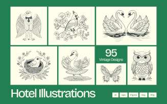 Vintage Bird Illustrations