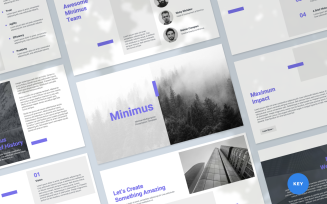 Minimal Design Keynote Presentation Template
