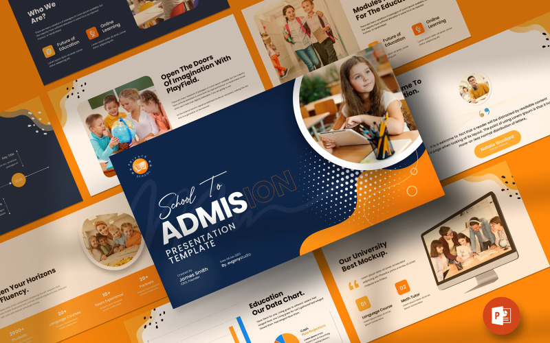 School of Admission Template PowerPoint Template