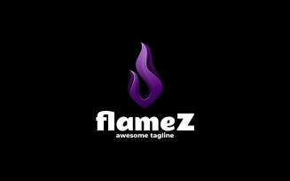 Flamez Gradient Colorful Logo