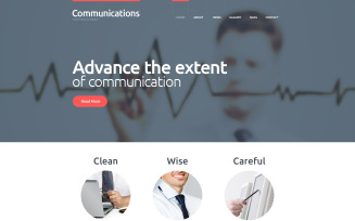 Communications Responsive WordPress Theme