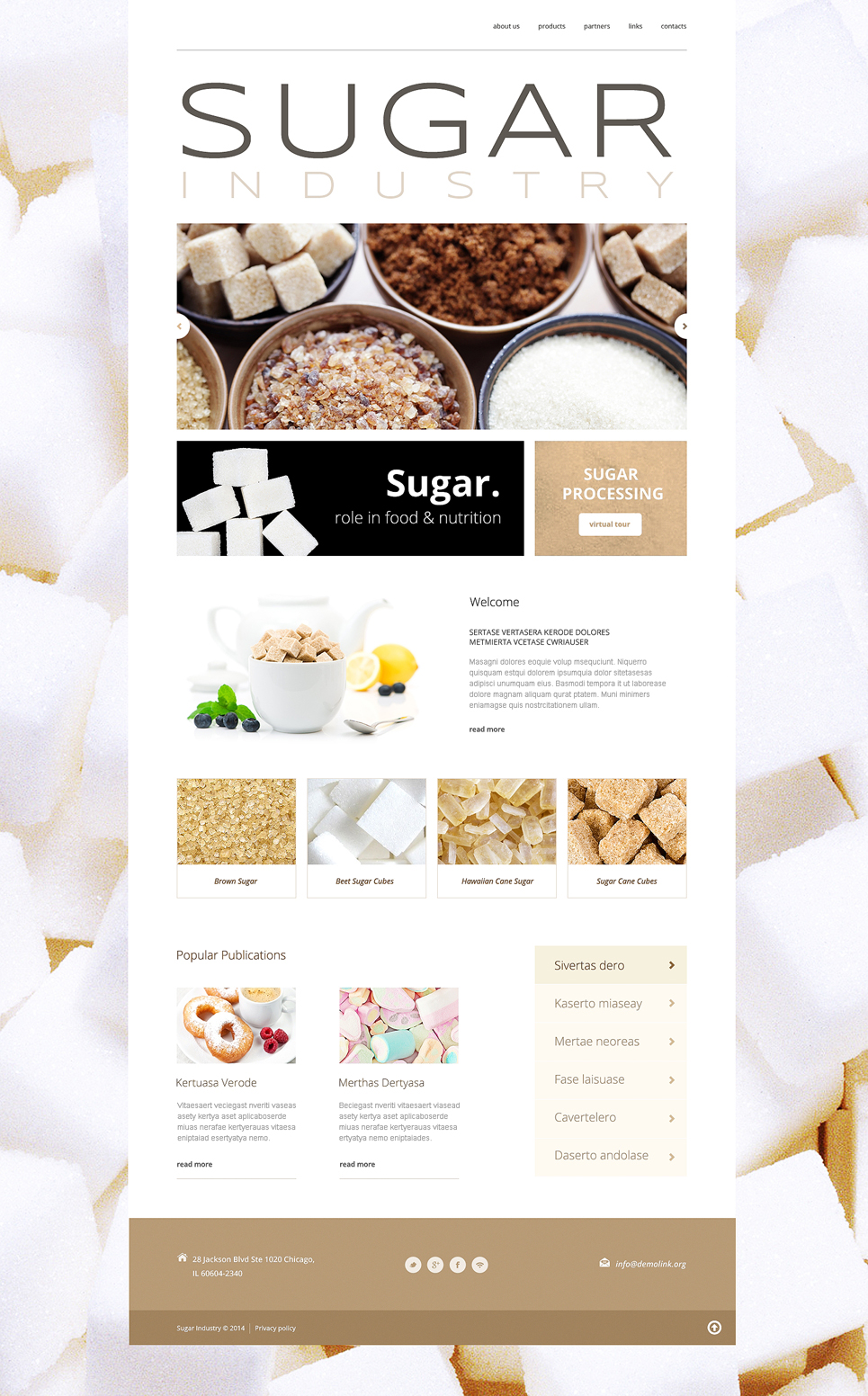 Food Store Responsive Website Template New Screenshots BIG