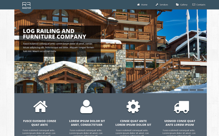 Furniture Responsive Website Theme Big Screenshot Furniture Responsive Website Template New Screenshots BIG