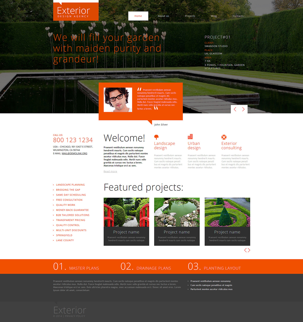 Garden Design Responsive Joomla Template New Screenshots BIG