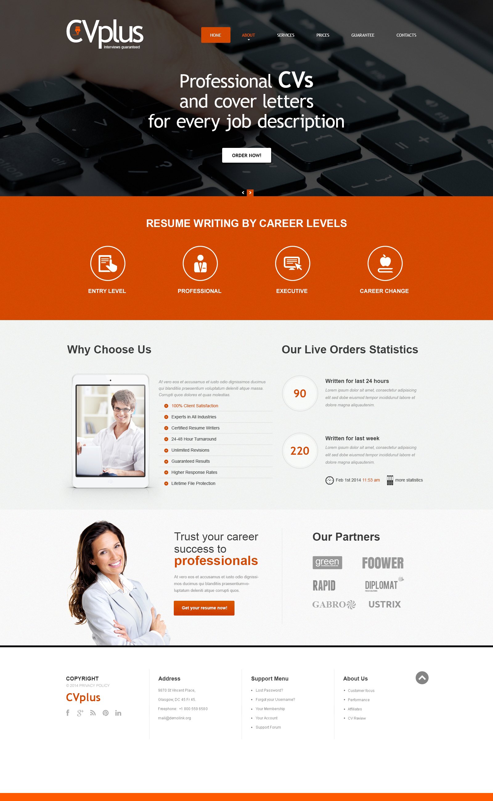 Marketing Agency Responsive Website Template #48618