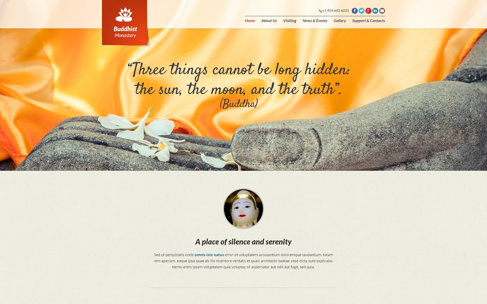 Responsywny szablon Joomla #48640 na temat: buddyzm