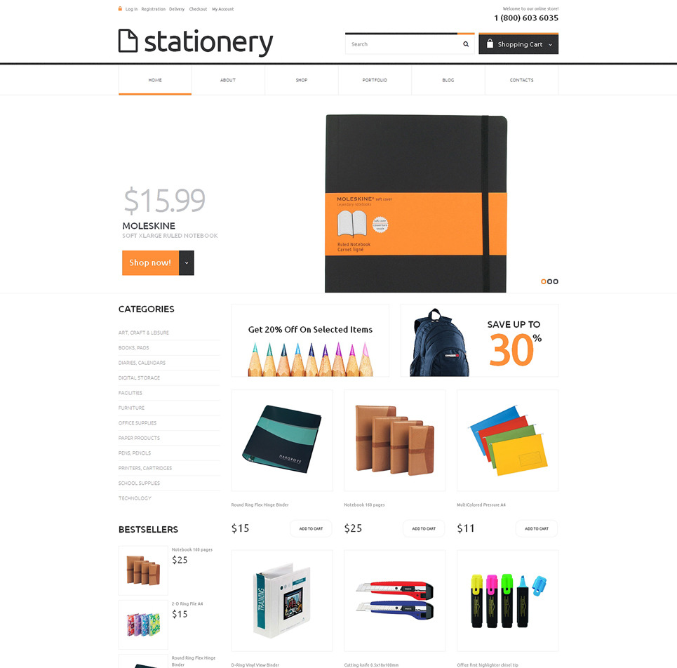 Stationery WPML ready WooCommerce Template Big Screenshot Stationery Responsive WooCommerce Theme New Screenshots BIG
