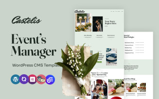 Castelis - Event Planner And Organizer Multipurpose WordPress Elementor Theme