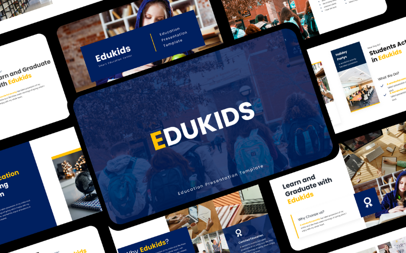 Education School Presentation PowerPoint Template