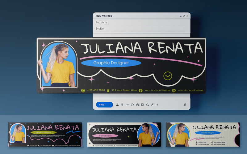 Modern Playful Email Header Corporate Identity