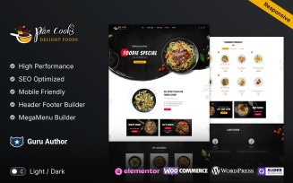 Pancook - Restaurant and Food Store Cafe Responsive WooCommerce WordPress Theme