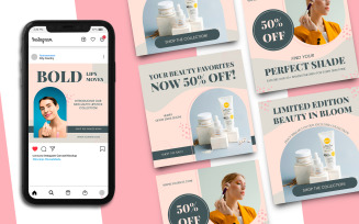 Glam Sale Instagram Post Template