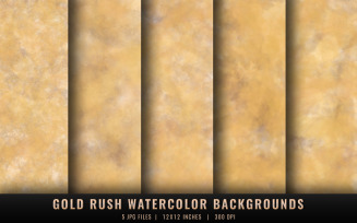 Gold Rush Watercolor Backgrounds