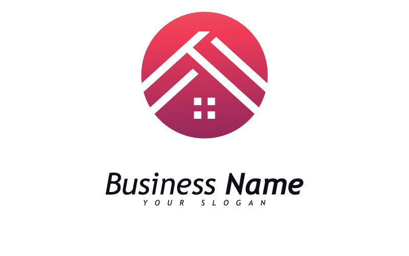 House logo vector template, Creative Real estate and house building icon logo Template 12 Logo Template