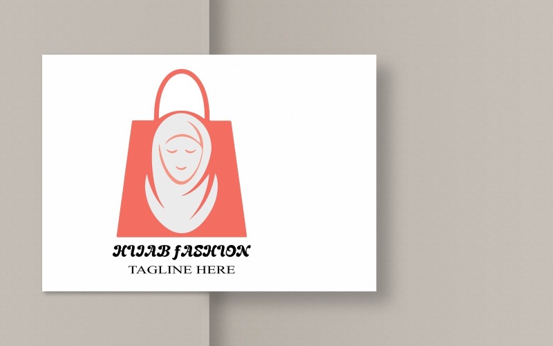 Morden Hijab fashion logo Logo Template