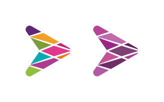 Faster Arrow Professional Financial Logo Template v.19