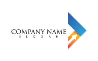 Faster Arrow Professional Financial Logo Template v.22