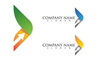 Faster Arrow Professional Financial Logo Template v.27