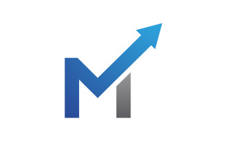 Faster Arrow Professional Financial Logo Template v.29