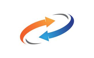 Faster Arrow Professional Financial Logo Template v.5