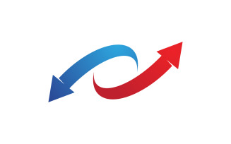 Faster Arrow Professional Financial Logo Template v.8