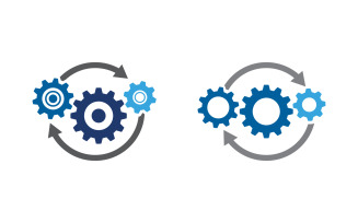 Gear Industrial technology Logo Template v.1
