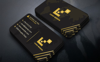 Creative Business Card PSD Template – Editable Double-Sided Layout for Designers & Artists