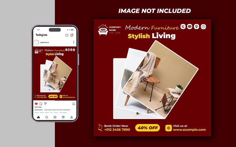 Furniture Social Media Post - Suitable for Multiple Platforms - 022