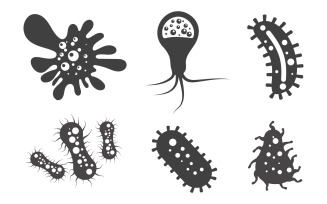 Virus medical vector illustration template design v.1
