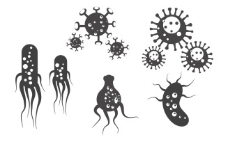 Virus medical vector illustration template design v.2