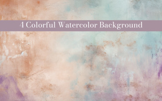 A colorful watercolor background