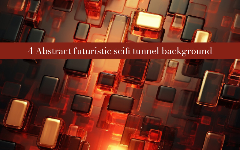 Abstract futuristic scifi tunnel background Background