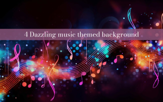 A music themed background