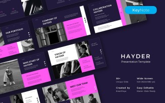 Hayder– Business Keynote Template