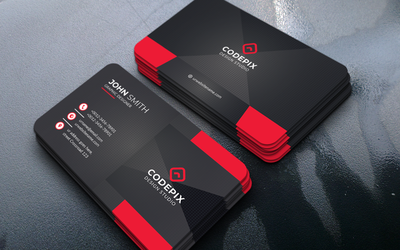 Business Card Templates Corporate Identity Template v301