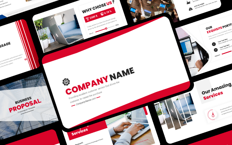 Company - Business Proposal Powerpoint PowerPoint Template