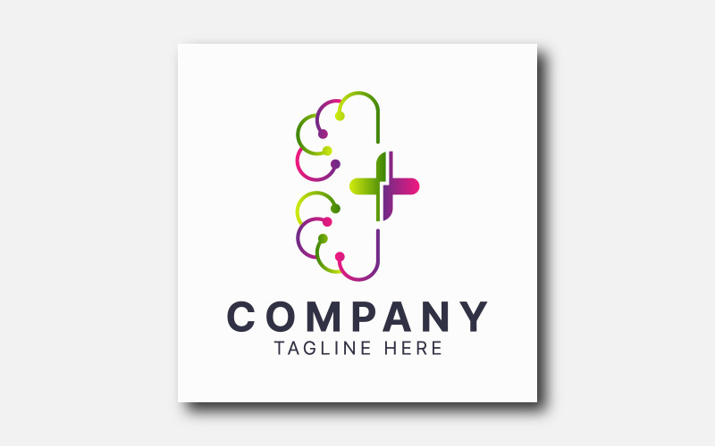 Mental Health Logo Template.