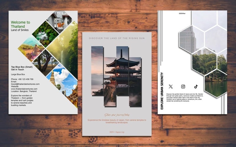 Creative Multipurpose Leaflet Templates for Marketing & Branding Corporate Identity