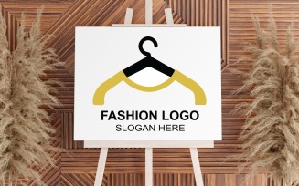 Hanger fashion logo Template