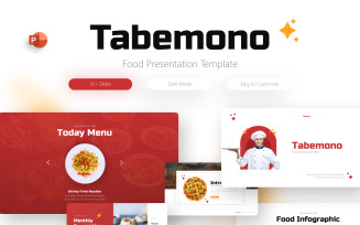 Tabemono Food PowerPoint Template