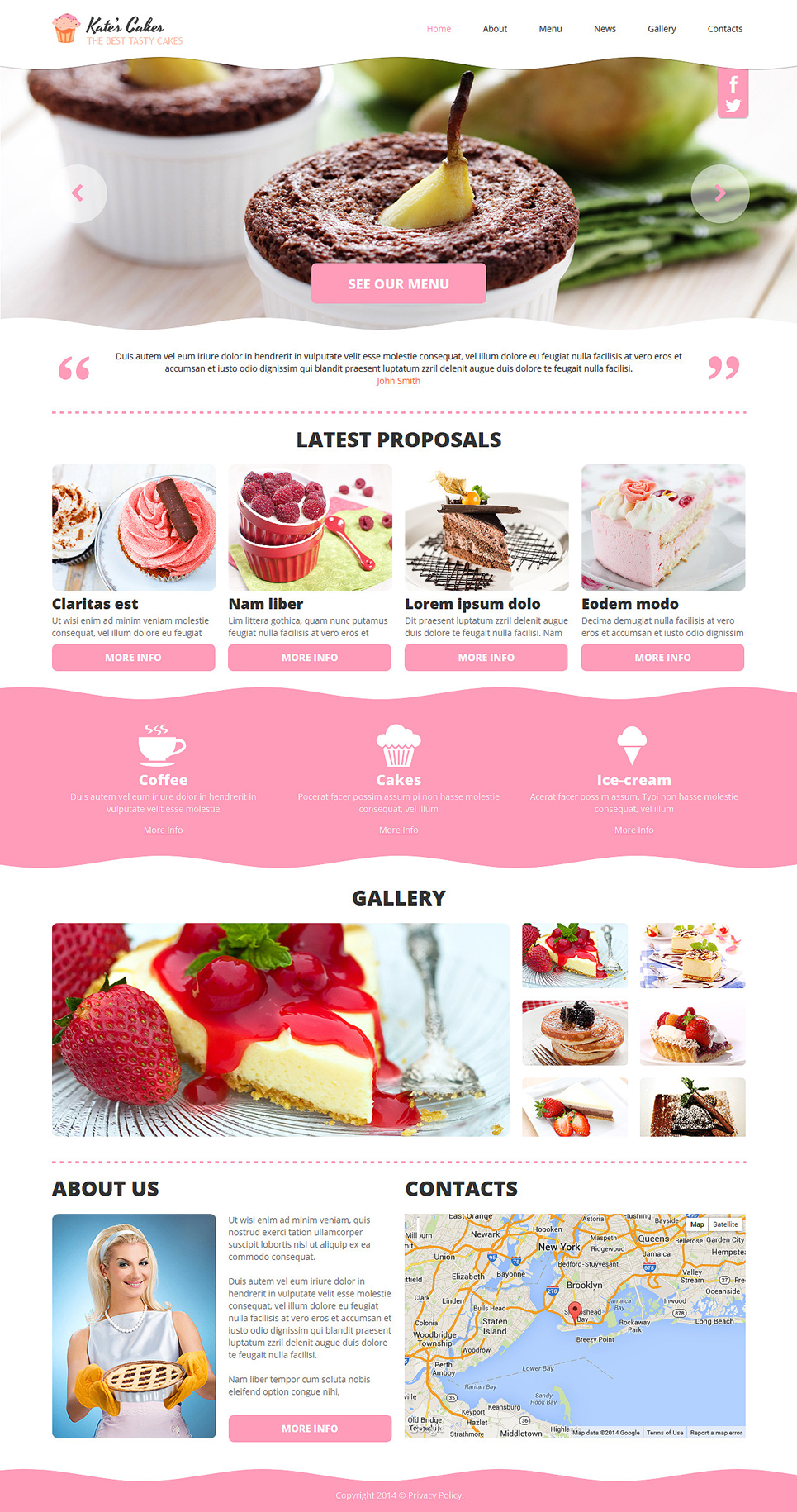 Cafe Responsive Joomla Template New Screenshots BIG