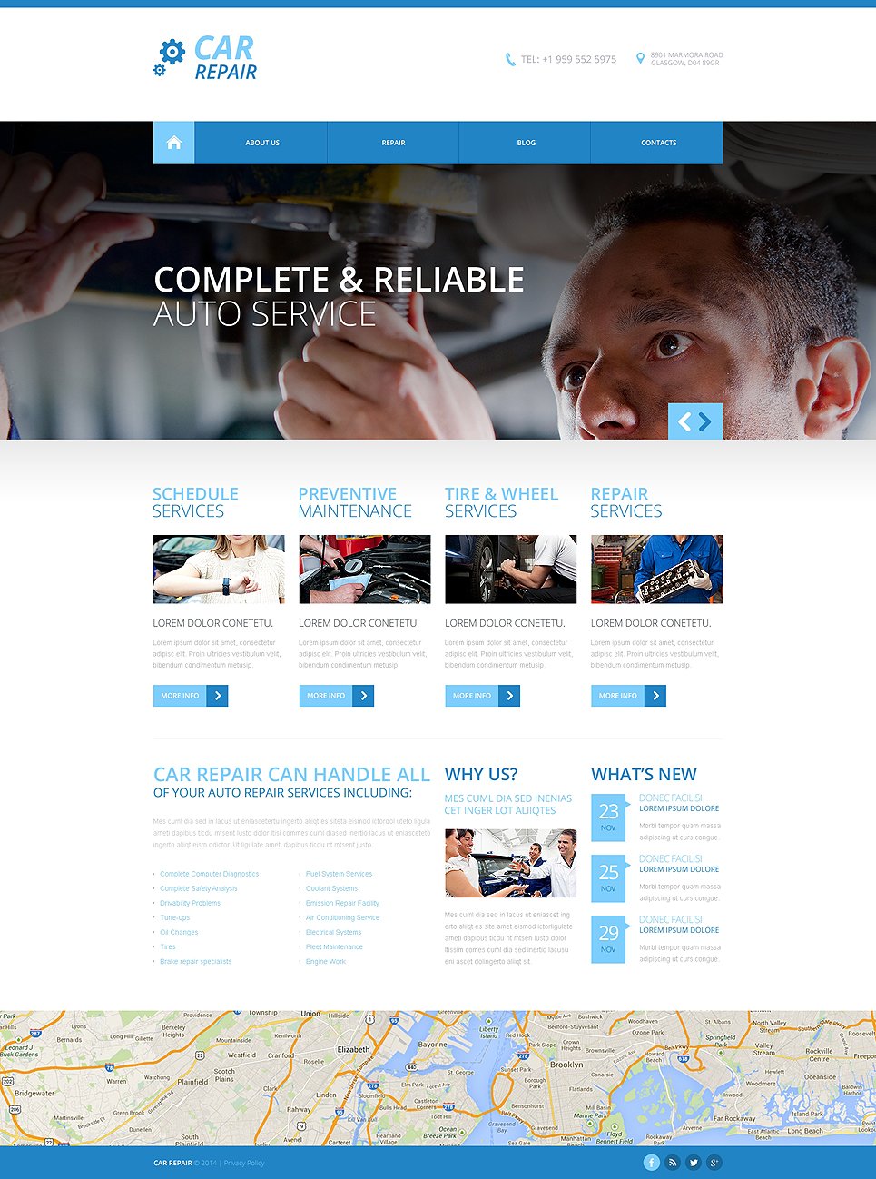 Car Repair Responsive Website Template New Screenshots BIG