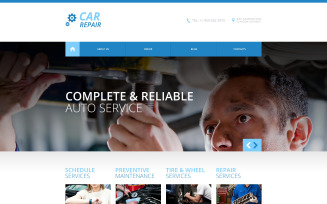 Car Repair Responsive Website Template
