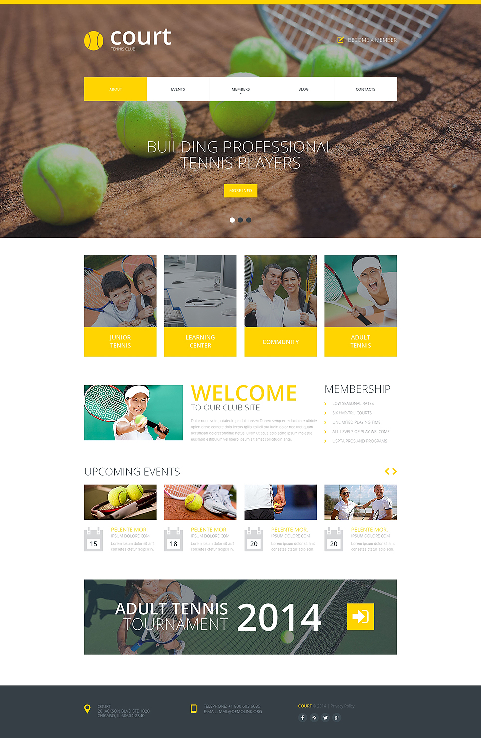 Tennis Responsive Website Template New Screenshots BIG